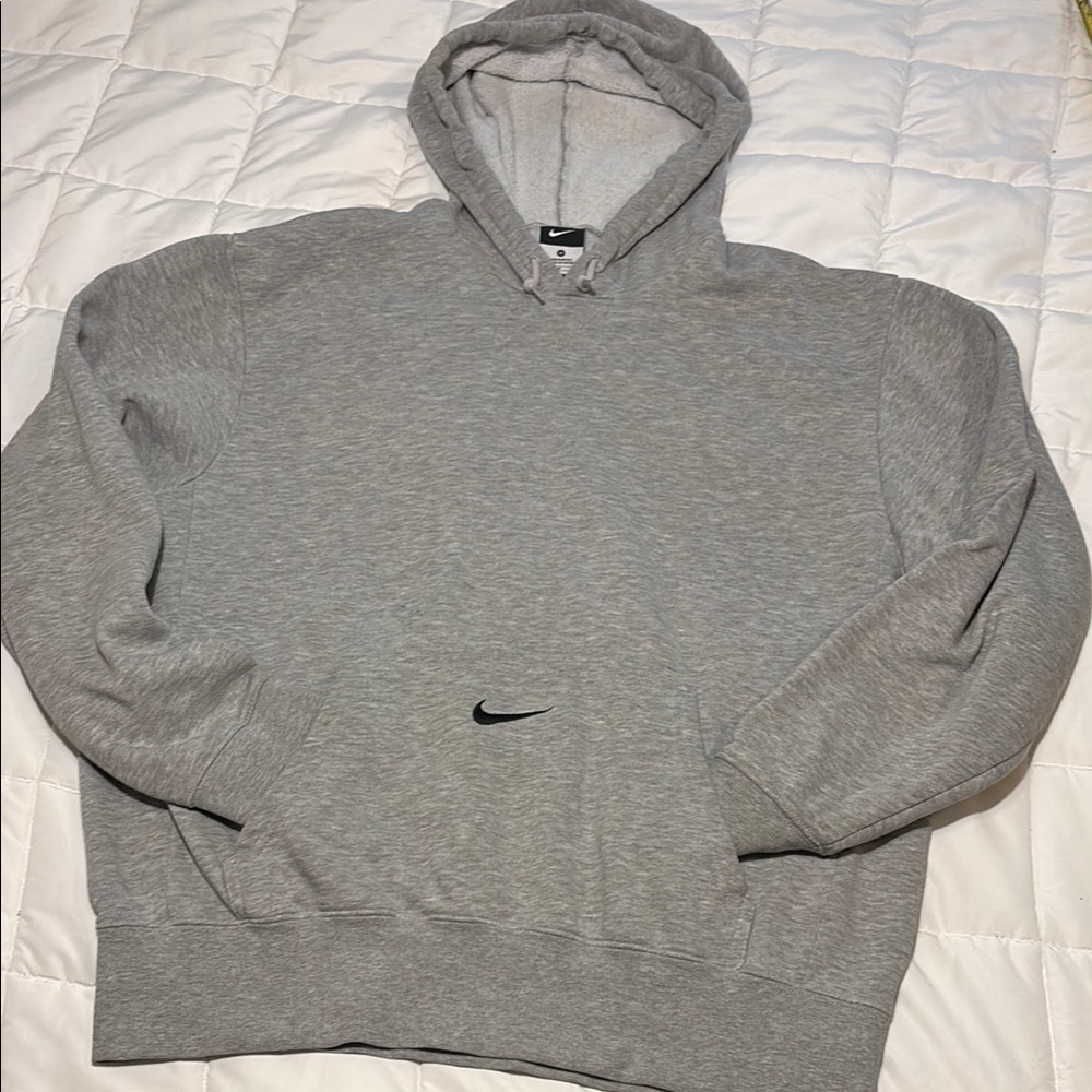 Nike Vintage 90s Nike Center
Swoosh Gray Pullover Hoodie Medium